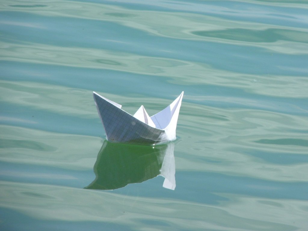 Barcos de papel