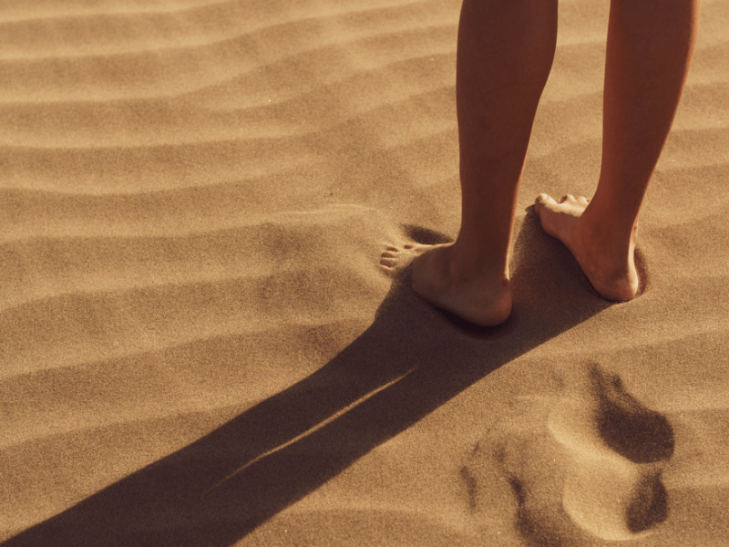 ¡Descálzate y corre!